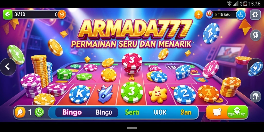 Screenshot gameplay Bingo di ARMADA777 yang penuh aksi dan keseruan.