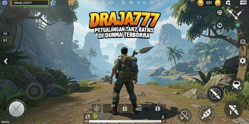Tangkapan layar DRAJA777 menampilkan gameplay Open World yang dinamis.