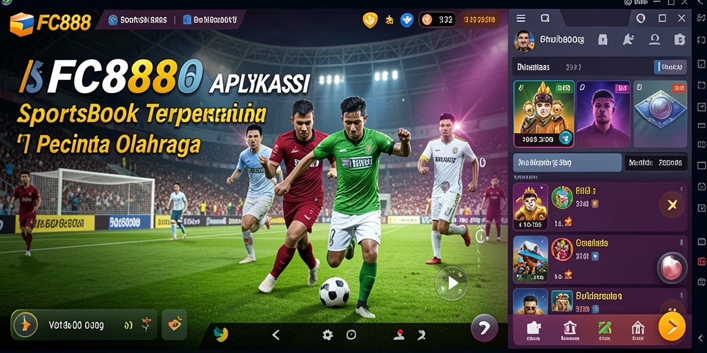 Tampilan gameplay menarik dari aplikasi Sportsbook FC888.