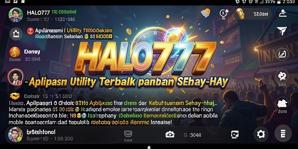 Tampilan antarmuka HALO777 yang intuitif dan fungsional.