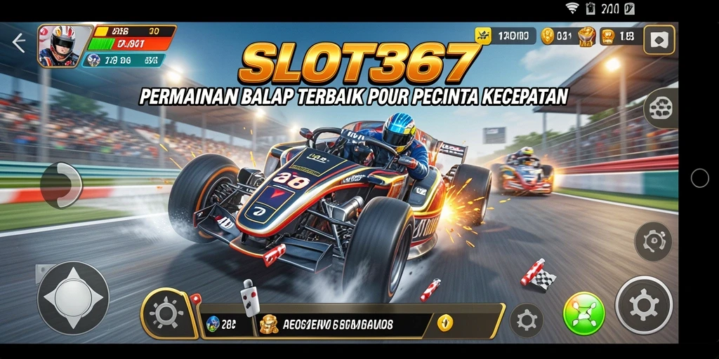 Tangkapan layar SLOT367 menampilkan aksi balapan yang mendebarkan di trek yang menawan.