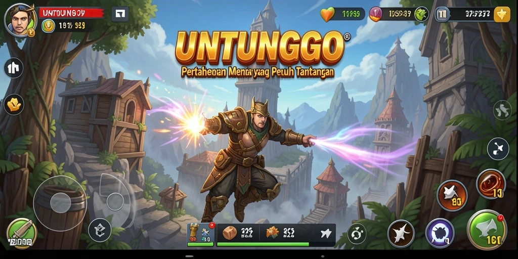 Gameplay UNTUNGGO yang intens dan menggugah adrenalin!