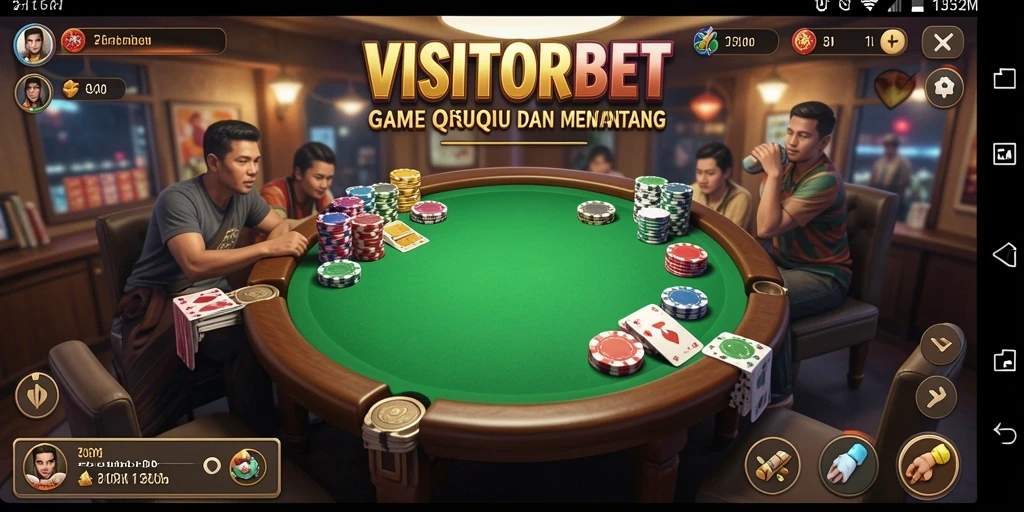 Gameplay seru QiuQiu di VISITORBET dengan kompetisi nyata.